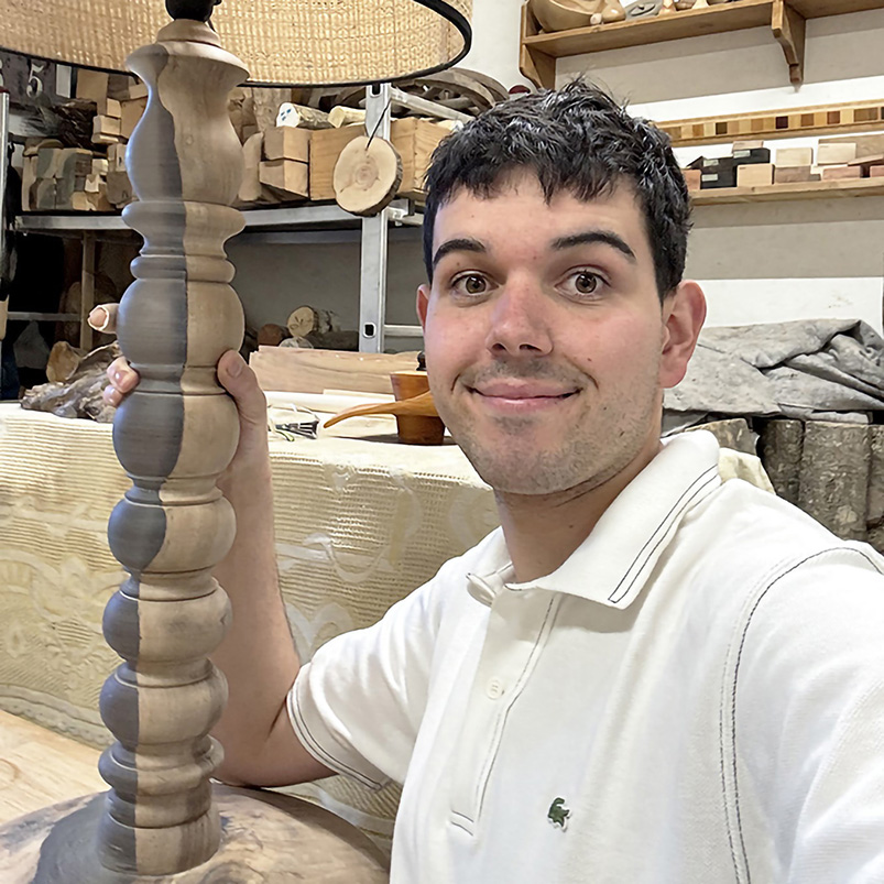 Mathias Lecocq - Sculpteur sur bois - Biographie - 1 stage de tournage sur bois